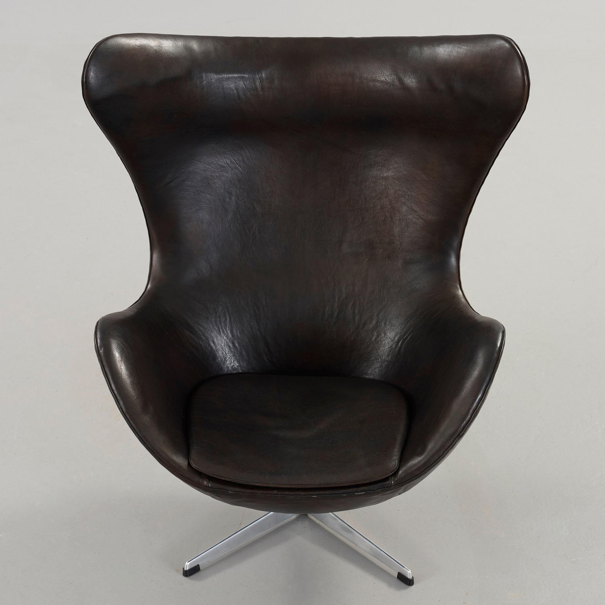 Arne Jacobsen, fåtölj, "Ägget", Fritz Hansen, Danmark 1963.