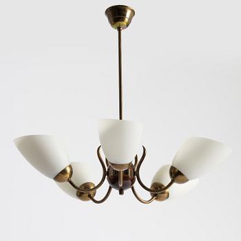 A ceiling lamp, Swedish Modern, 1940s/50s.