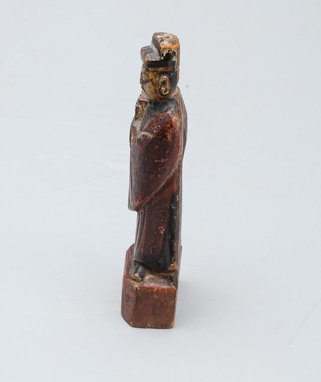 SKULPTUR, trä, Kina.