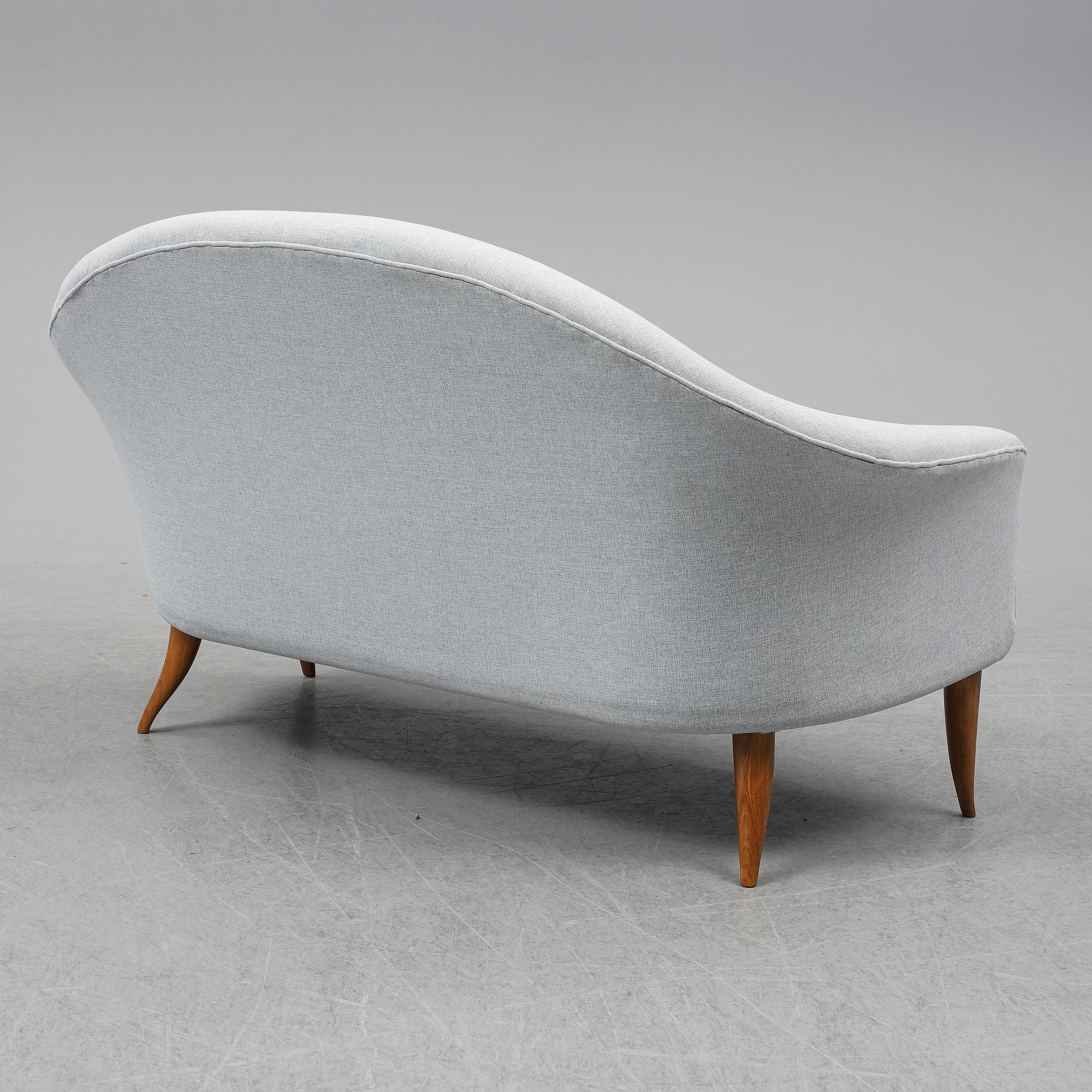 KERSTIN HÖRLIN-HOLMQUIST, soffa, "Lilla Paradiset", Triva, Nordiska Kompaniet formgiven 1958.