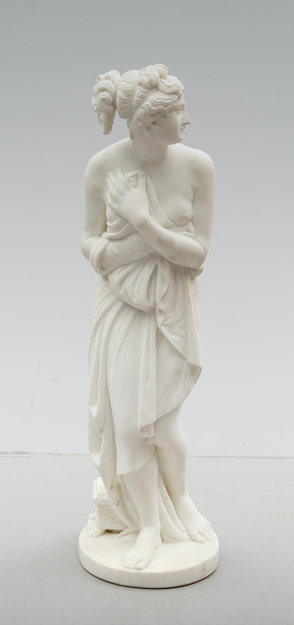 SKULPTUR, marmor, sekelskiftet 1900.
