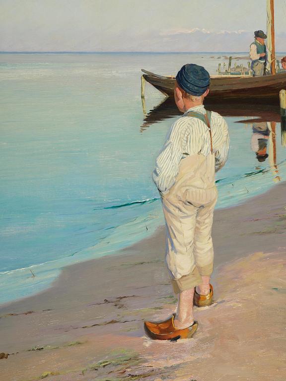 Gustaf Theodor Wallén, Waiting for father, Vitemölle.