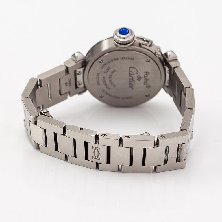 Cartier, Pasha, wristwatch, 27 mm.