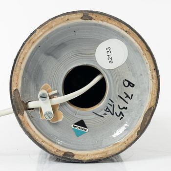 Table lamps, a pair of similar, Bitossi for Bergboms, second half of the 20th century.