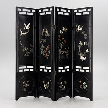 Folding screen, China, 20th Century.