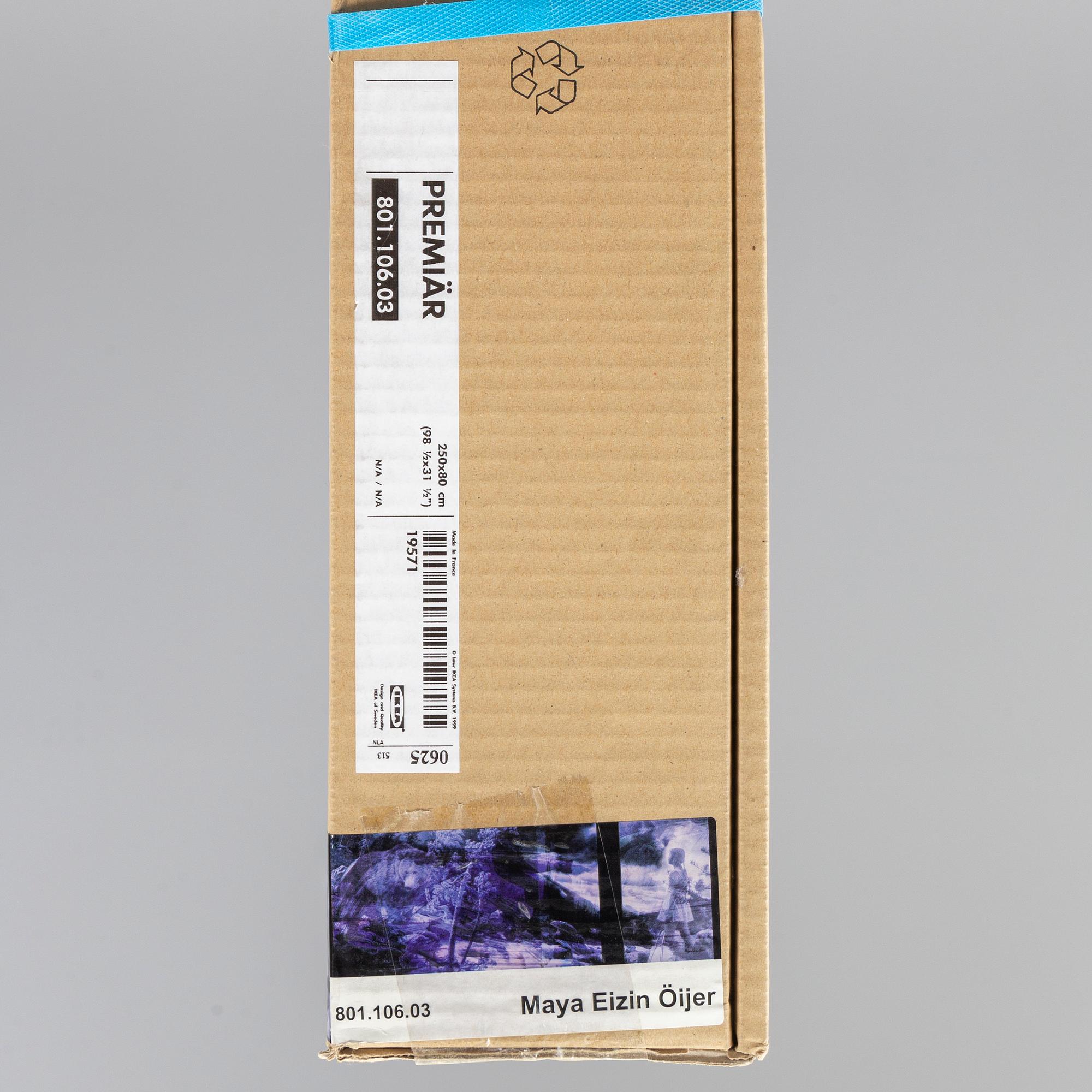 MAYA EIZIN ÖIJER, "Premiär", screen print on canvas, from IKEA Art Event-series, September 2006. Not opened packaging.