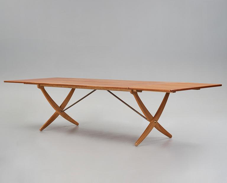 Hans J. Wegner, matbord med klaffar, "AT-314", Andreas Tuck, Danmark 1950-60-tal.