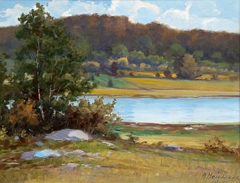 467. Arthur Heickell, RIVER VIEW.