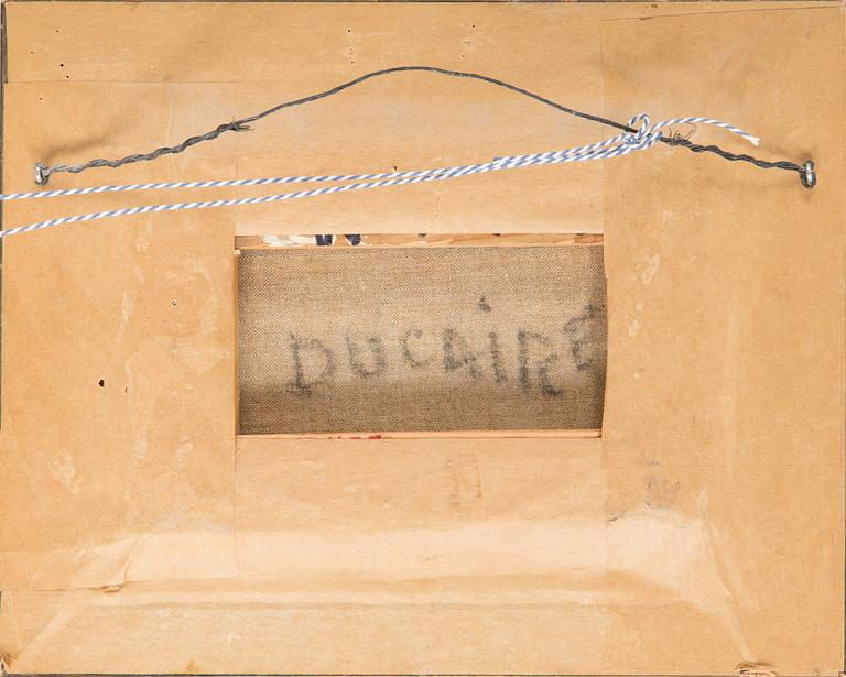 MARYSE DUCAIRE-ROQUE, "Nu", oil on canvas, signed.