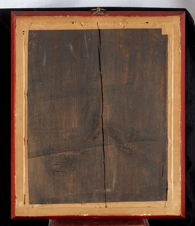 SPEGELGLASMÅLING. Qing dynastin, 1700-tal.