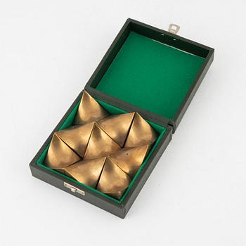 Bo Ljungberg & Holger Bäckström, skulptur, mässing, signerad, daterad 1969 och numrerad 15/30.