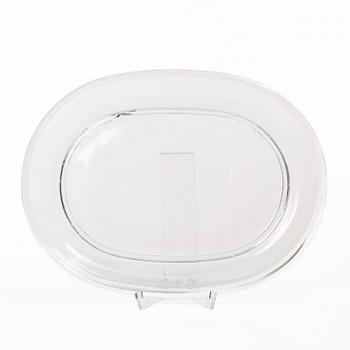 Josef Frank, five glass lobster plates, Reijmyre/Gullaskruf for Svenskt Tenn.