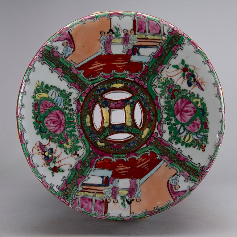 TRÄDGÅRDSPALL, porslin, Kina, 1900-tal.