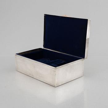 A Silver Jewellery Box by David Andersen & Co AB, Stockholm 1919.