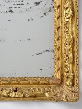 Spegel, av Burchard Precht (verksam i Stockholm 1674-1738), Karolinsk Barock.