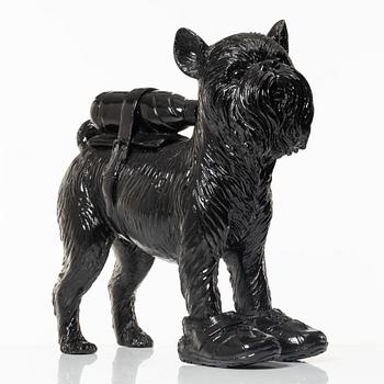 William Sweetlove, "Cloned Griffon Bruxellois with pet bottle" (Black).