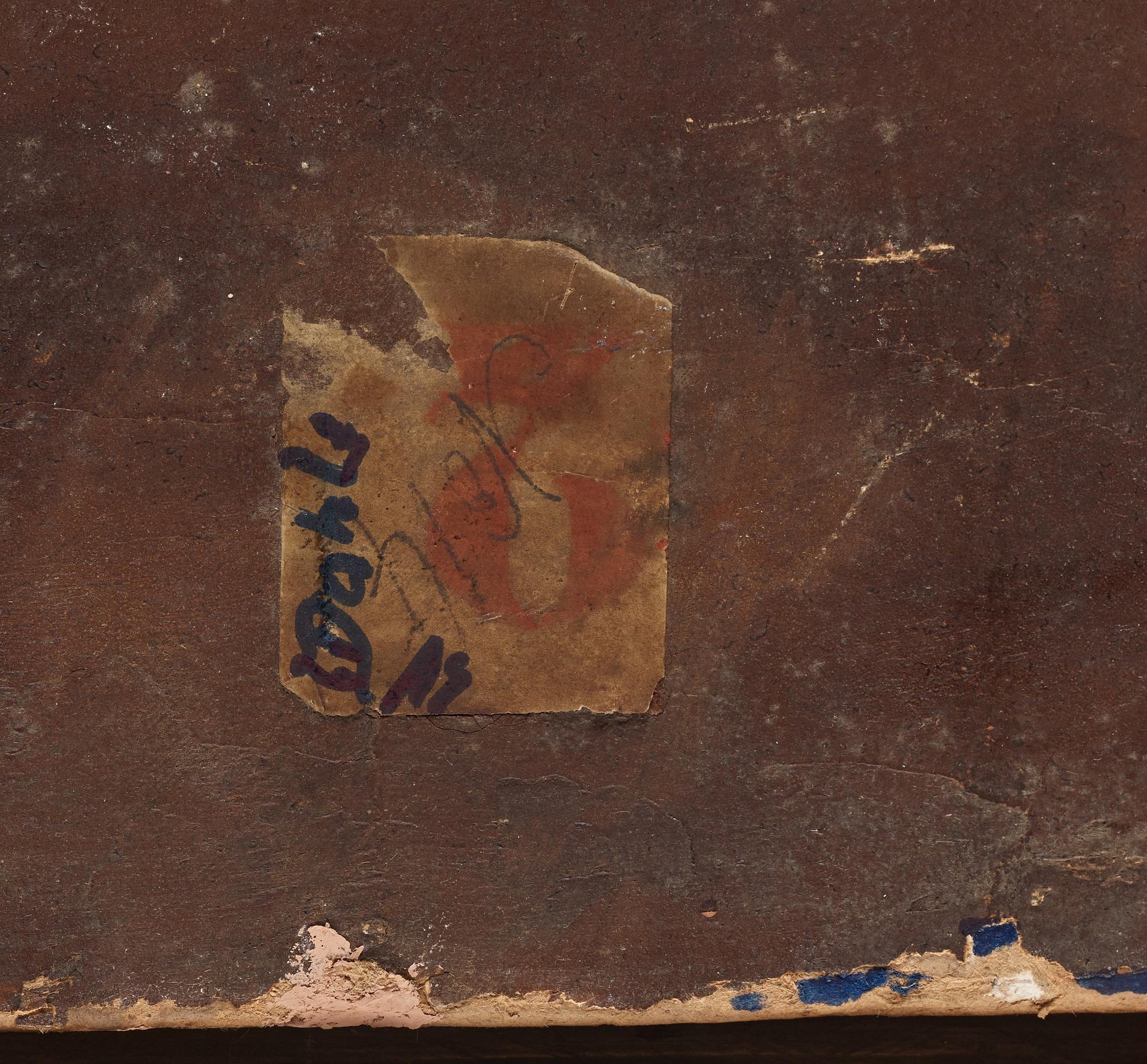 Tysk skola 1800-tal oil on panel.