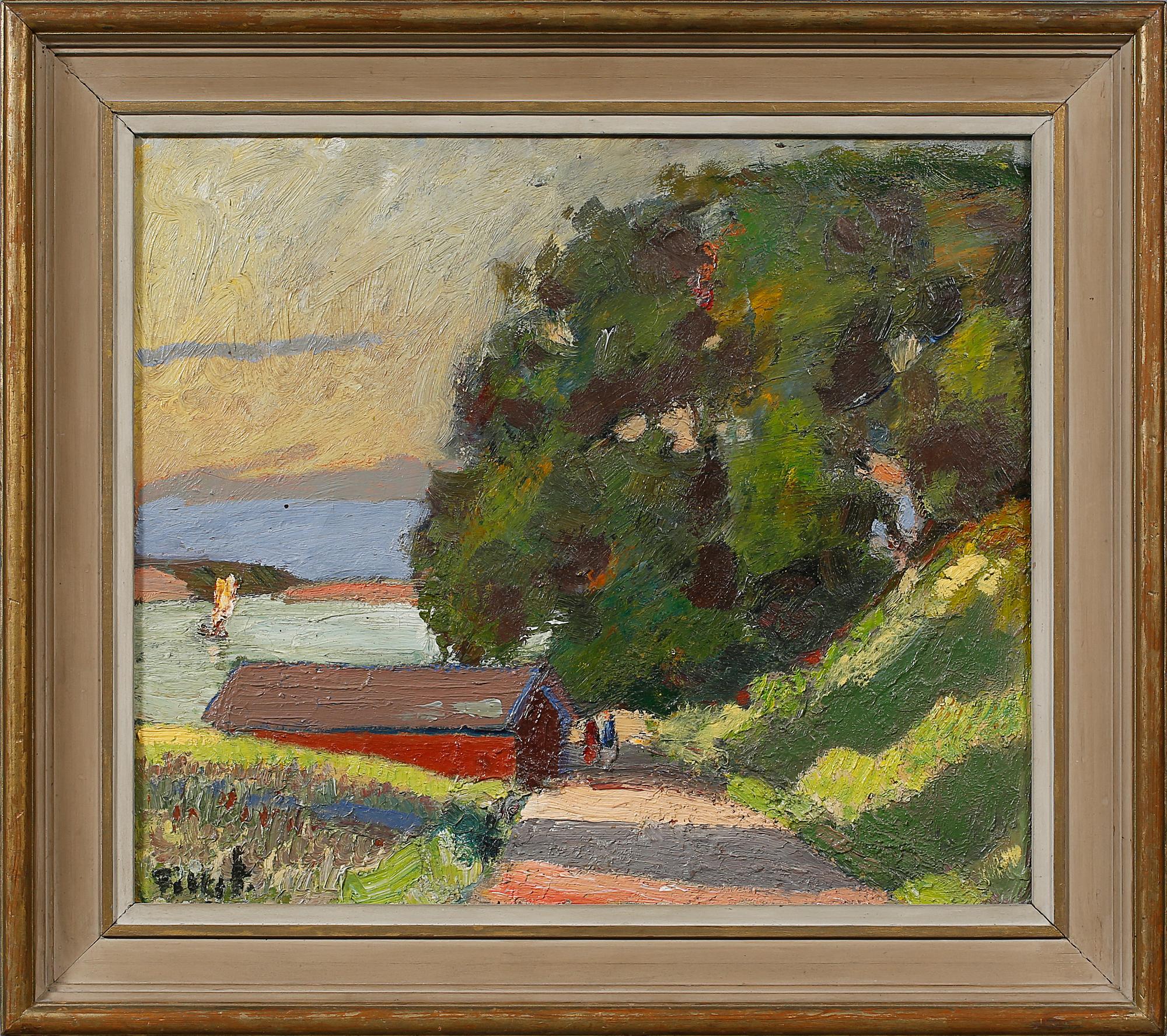 FOLKE PERSSON, olja på duk, signerad.