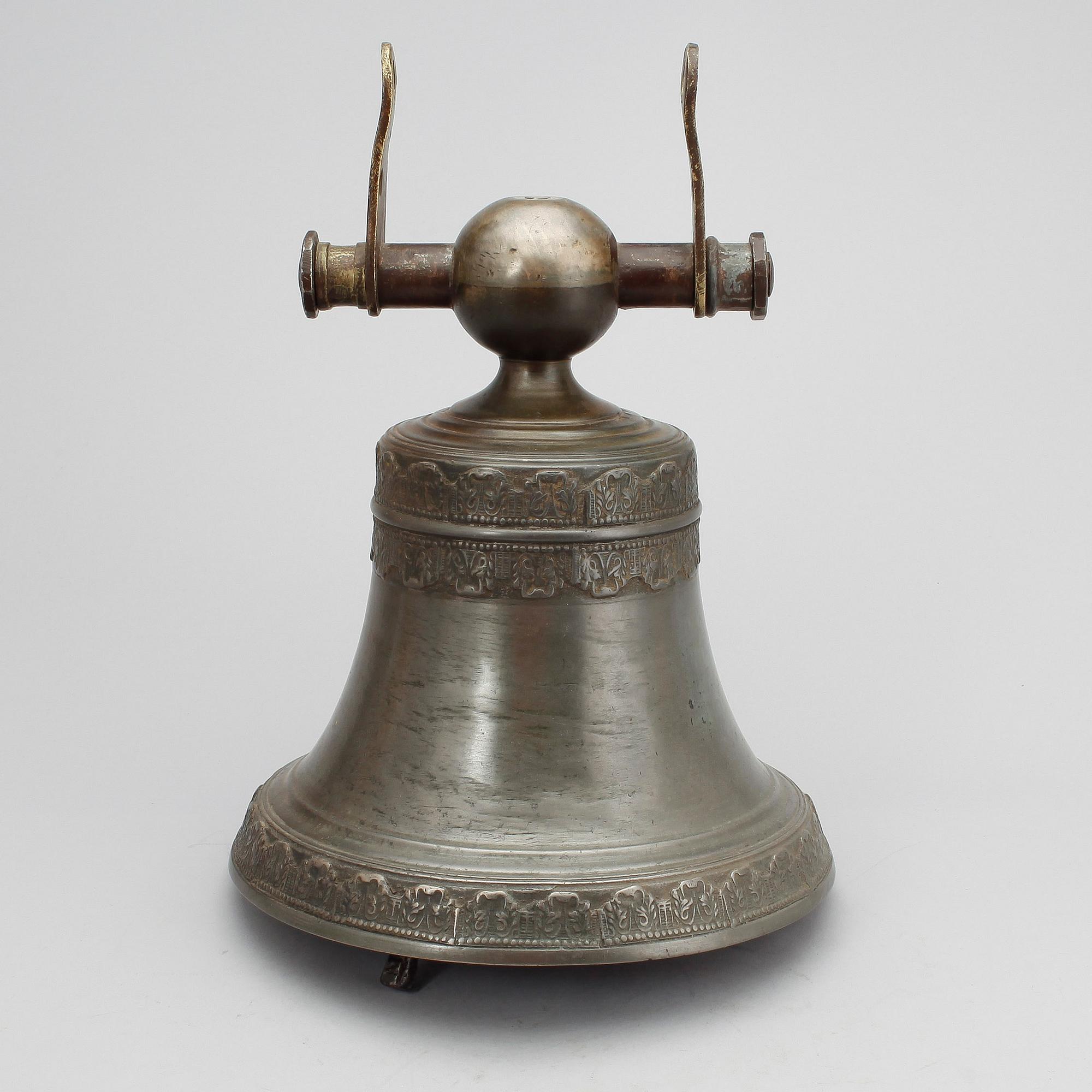 VÄLLINGKLOCKA, malm, Stockholm, 1843.