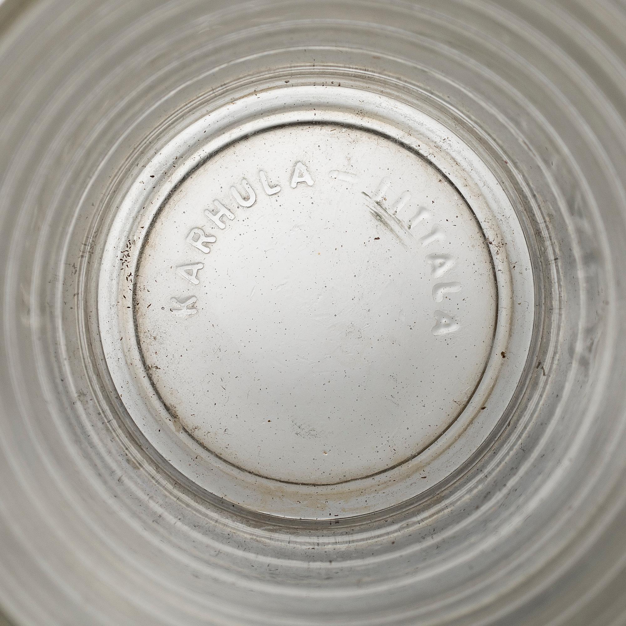 AINO AALTO, juomalaseja, 16 kpl, mm Karhula-Iittala, 1900-luku.