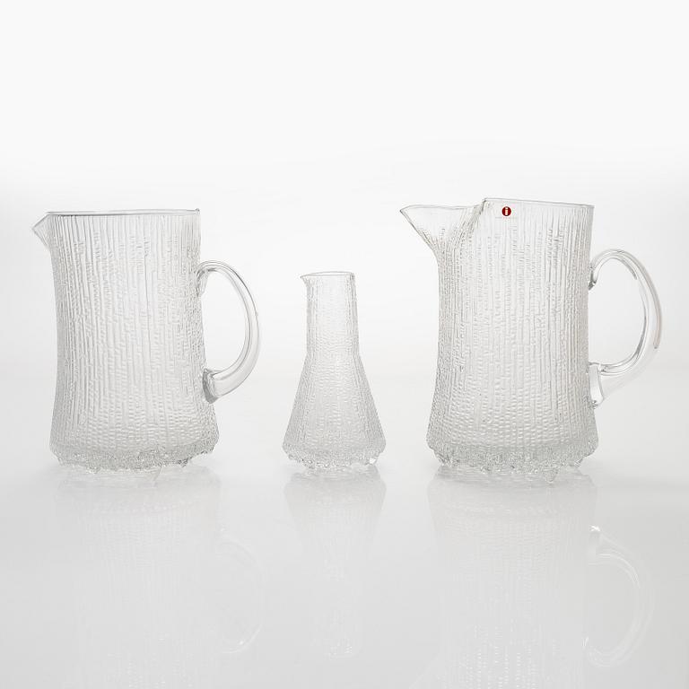 Tapio Wirkkala, matservis, glas, "Ultima Thule", 59 delar, Iittala, 1900-talets andra hälft.