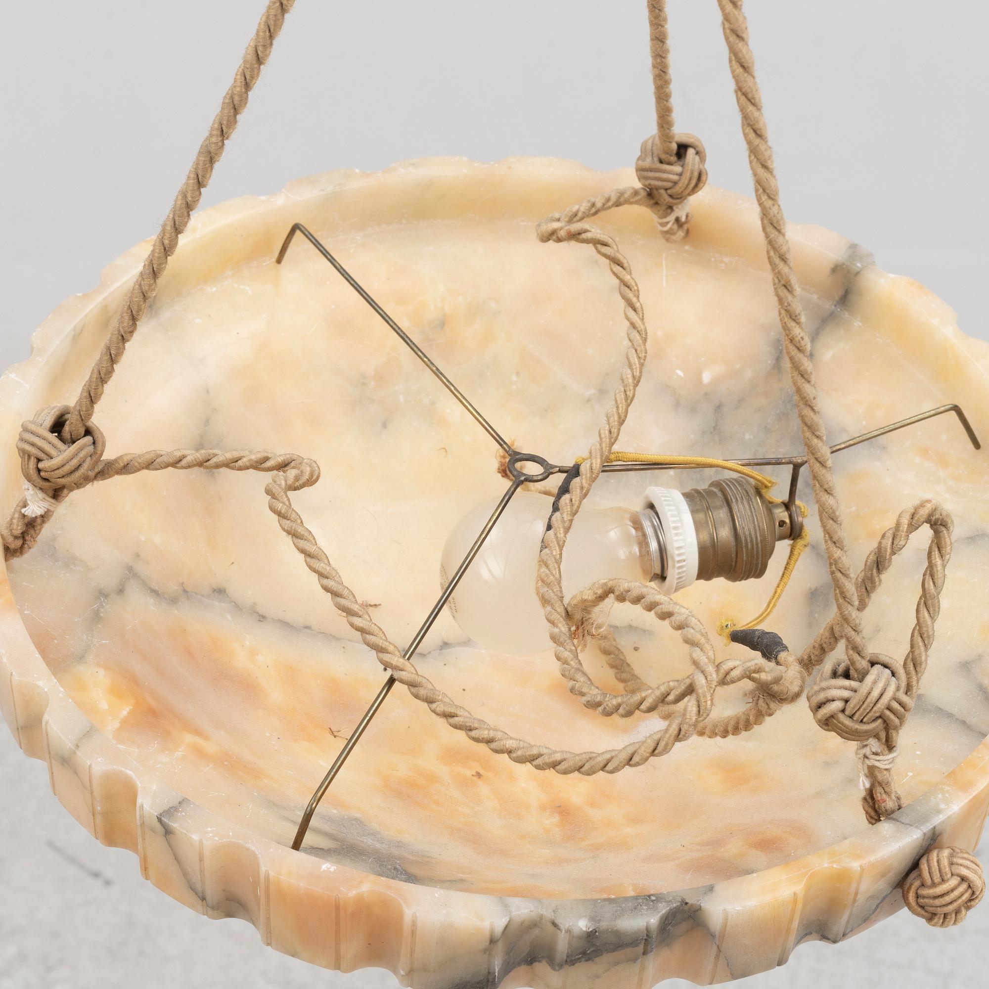 Ceiling lamp, first half of the 20th century.