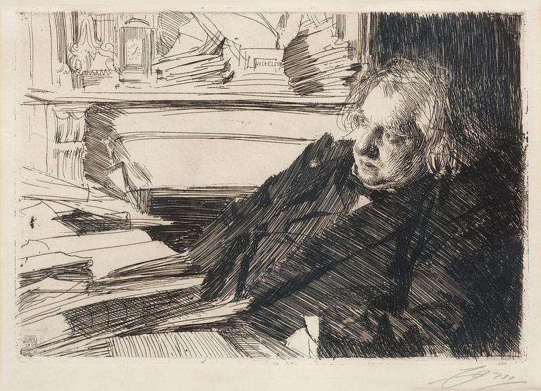 Anders Zorn, "Ernest Renan".