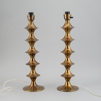 A pair of Elit AB table lights, 1970's.