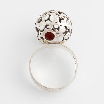 Liisa Vitali, collier och ring, silver.