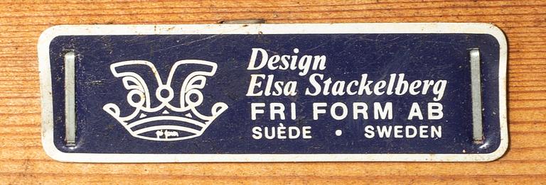 ELSA STACKELBERG, TRÄDGÅRDSFÅTÖLJER, ett par, Fri Form AB.