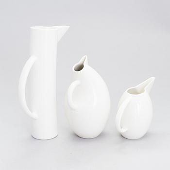 Kati Tuominen-Niittylä, kannor 3 kpl, "Storybirds", keramik, Arabia 1900-talets slut.