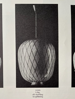 a ceiling lamp, model '11555', Arvid Böhlmarks Lampfabrik, Sweden 1940s.