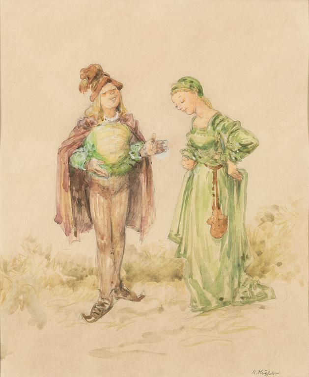 Robert Högfeldt, Courting couple.