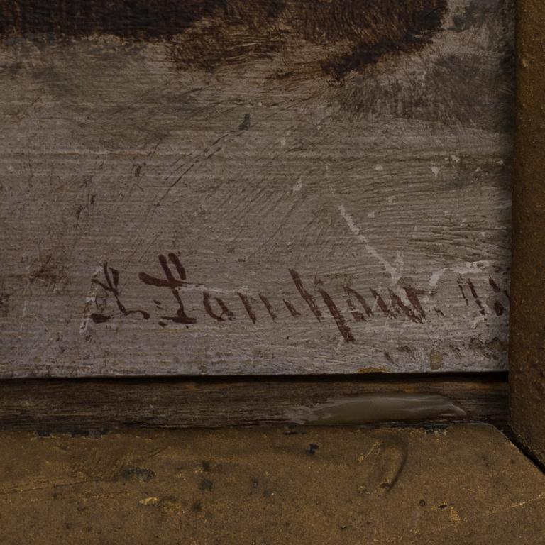 LANCHOW LUDWIG, oil on panel, signed,