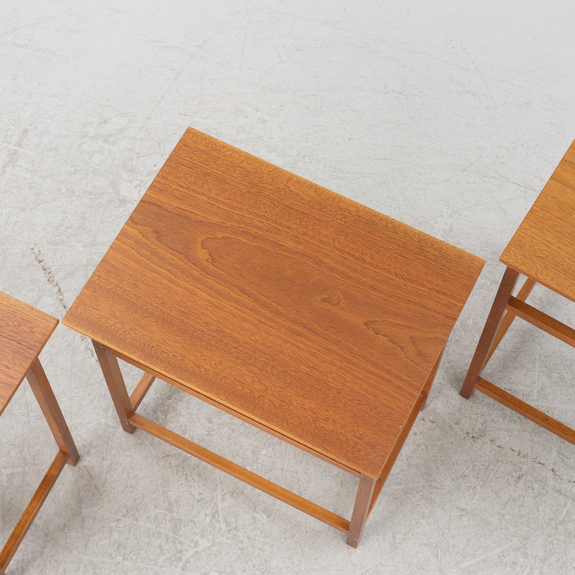 Josef Frank, satsbord, 3 delar, modell 618, Firma Svenskt Tenn, före 1985.