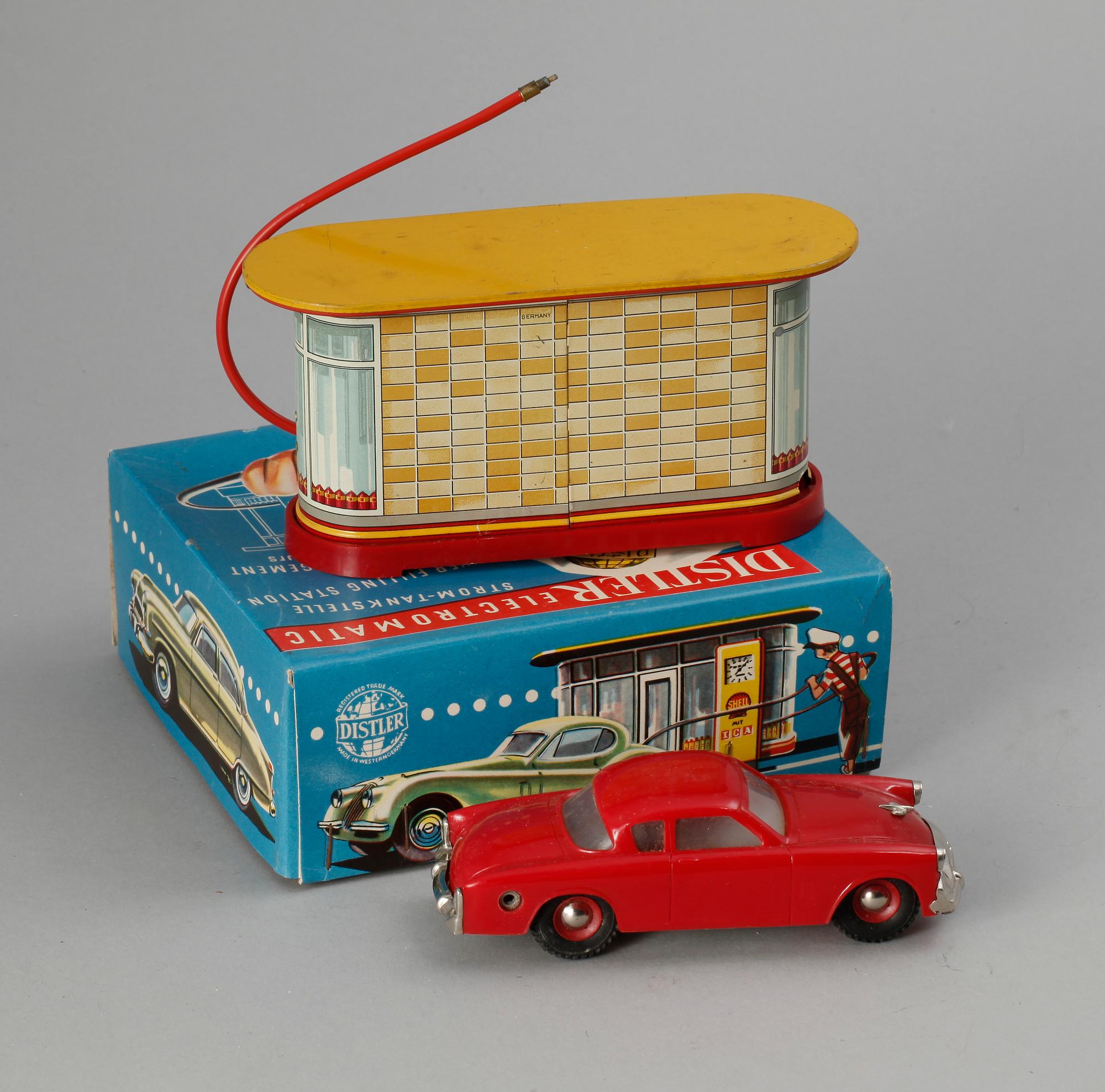 DISTLER ELECTROMATIC BENSINSTATION, Tyskland, 1950-tal.