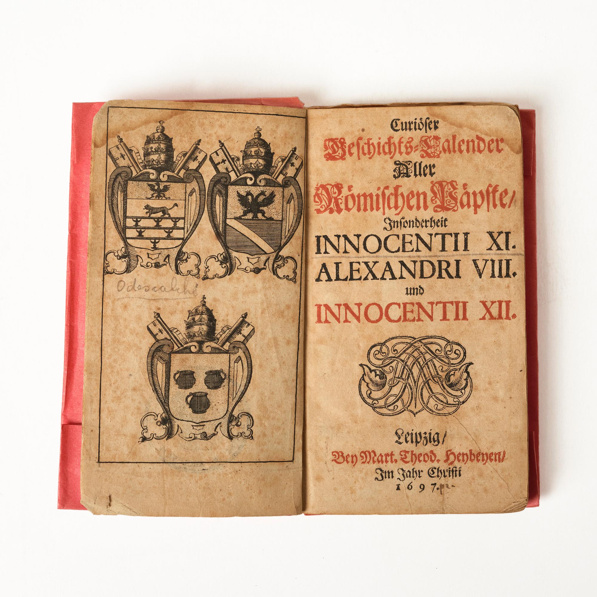 Pope Innocentius XI Odescalchi.