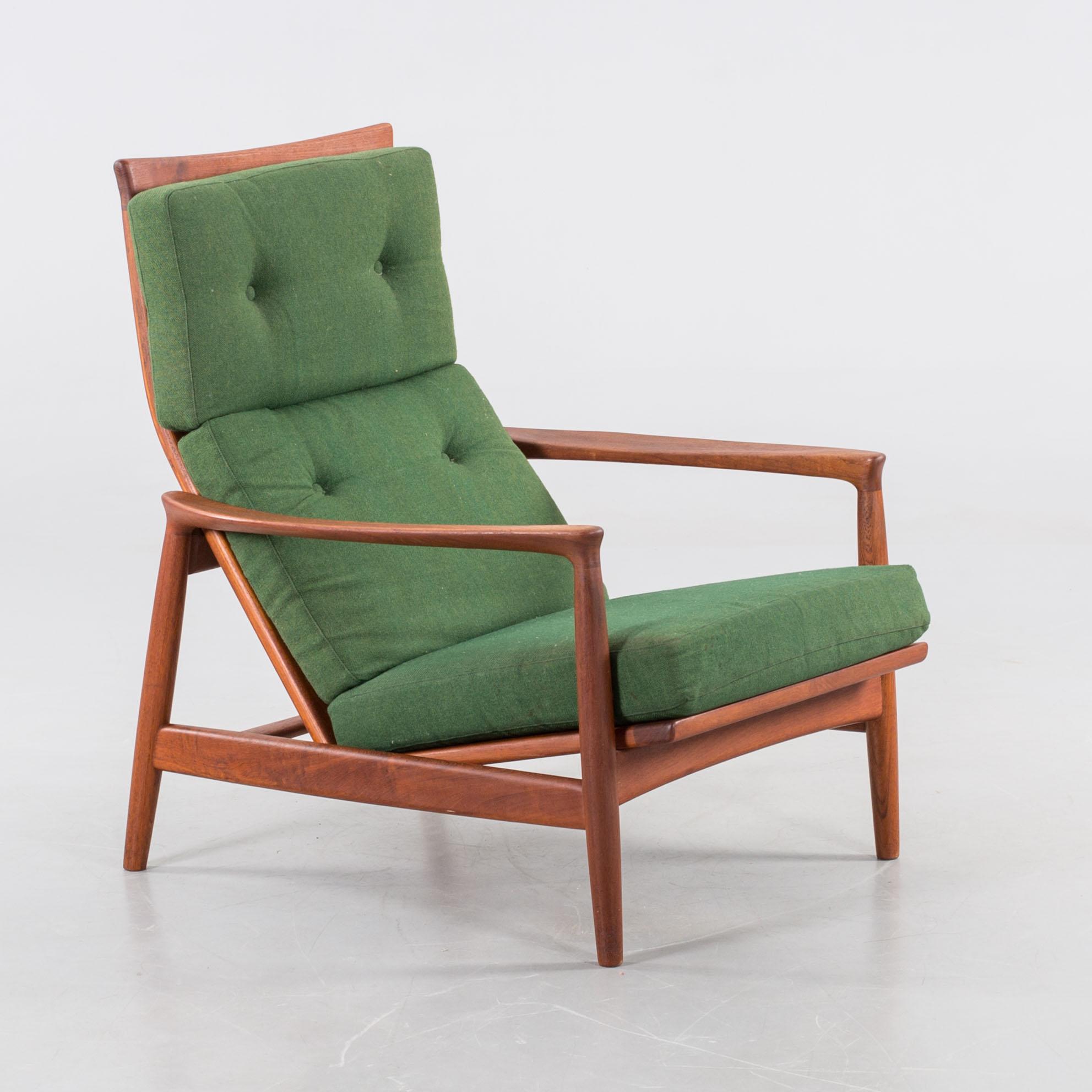 FÅTÖLJ, Folke Ohlsson, Dux, formgiven 1960.