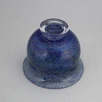 GÖRAN WÄRFF, a glass bowl, unik, Kosta, signed.
