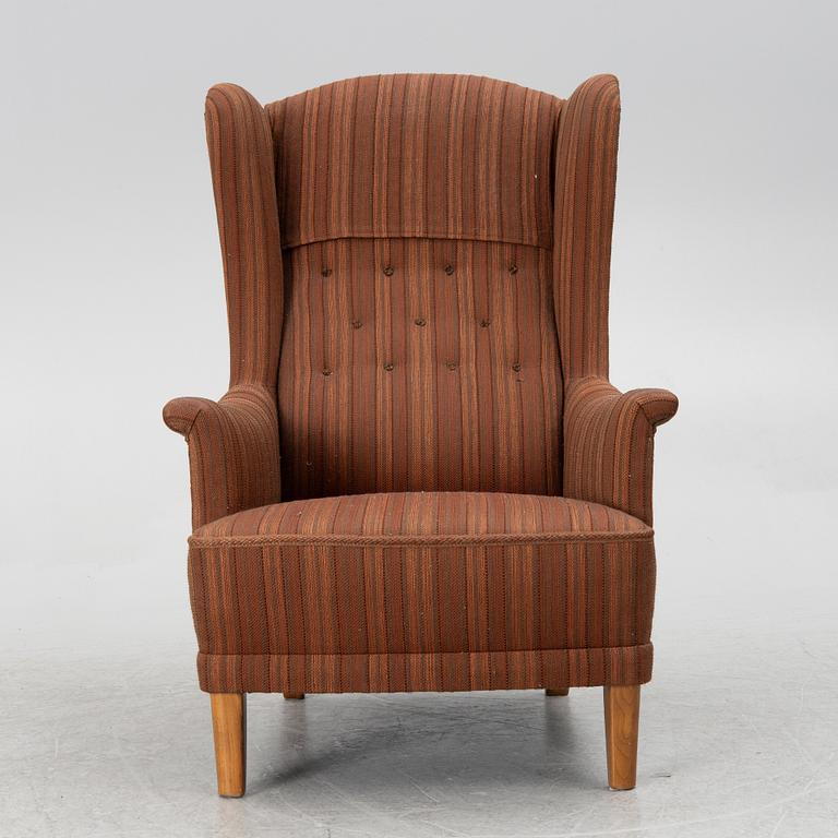 Carl Malmsten, a "Häggbom" armchair, AB O.H. Sjögren.