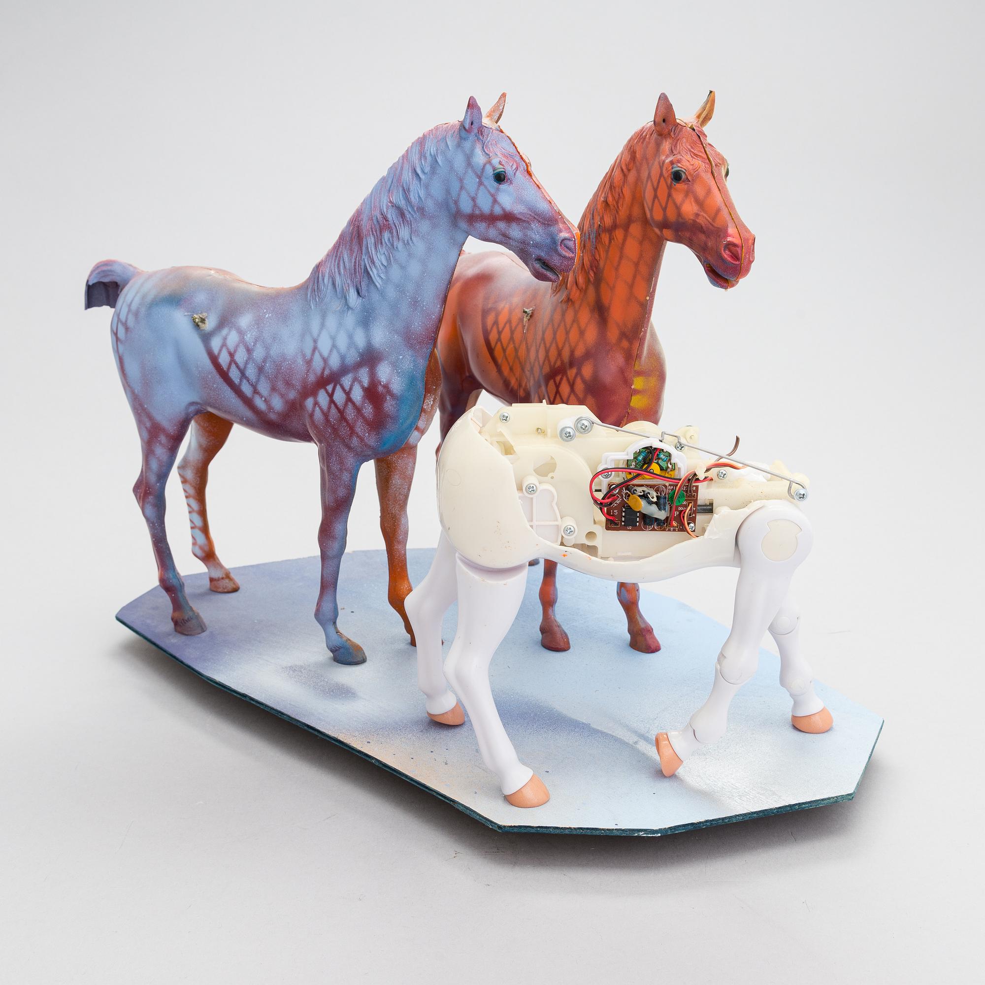 Matti Helenius, assemblage, signed and dated 2019.