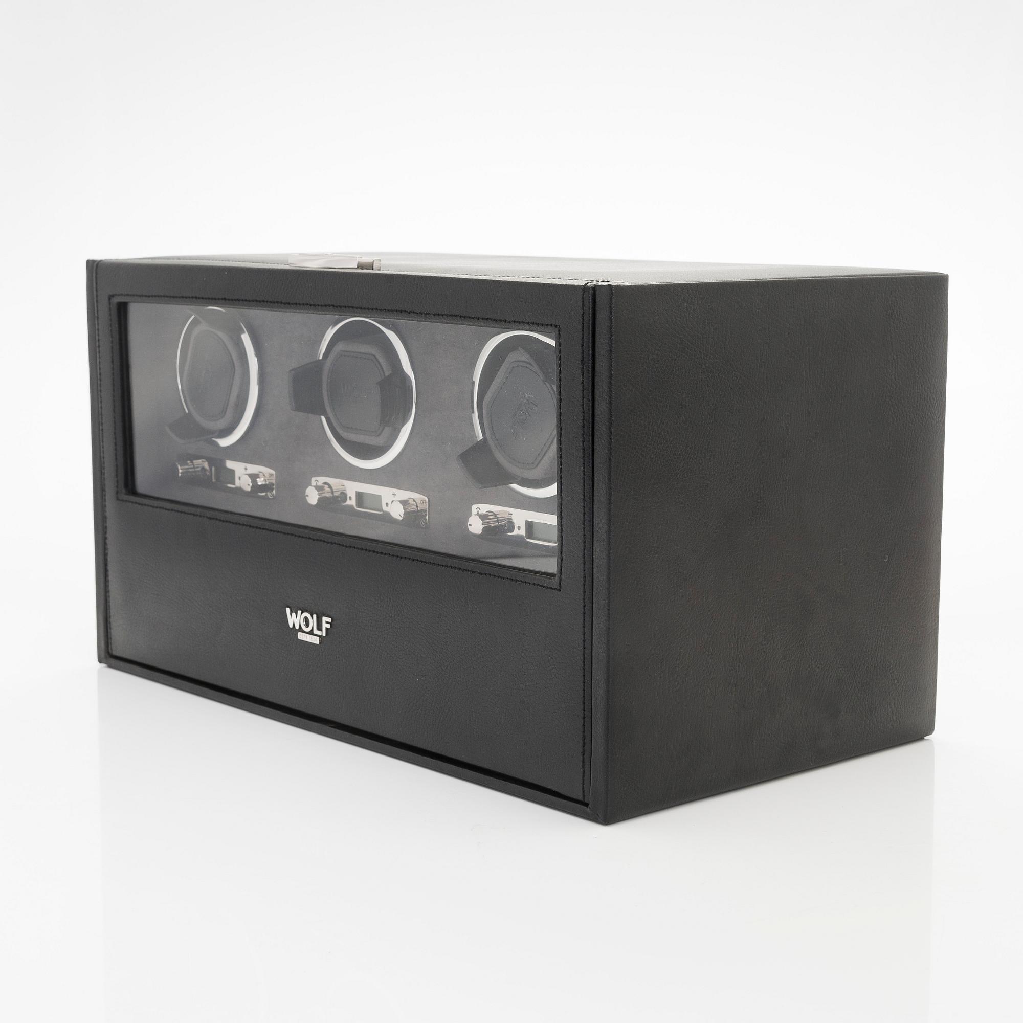 Wolf, Blake, Triple Watch Winder, 25 x 45 x 25 cm.