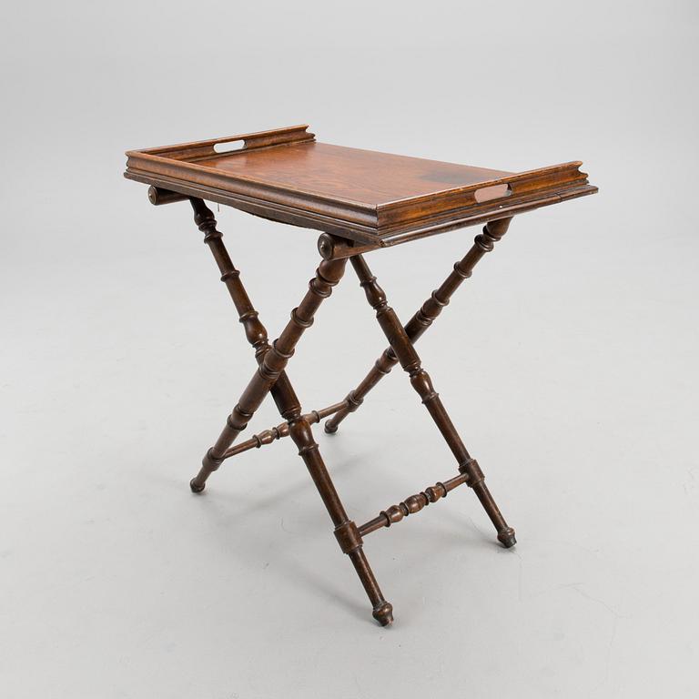 A late 19th century tray table.