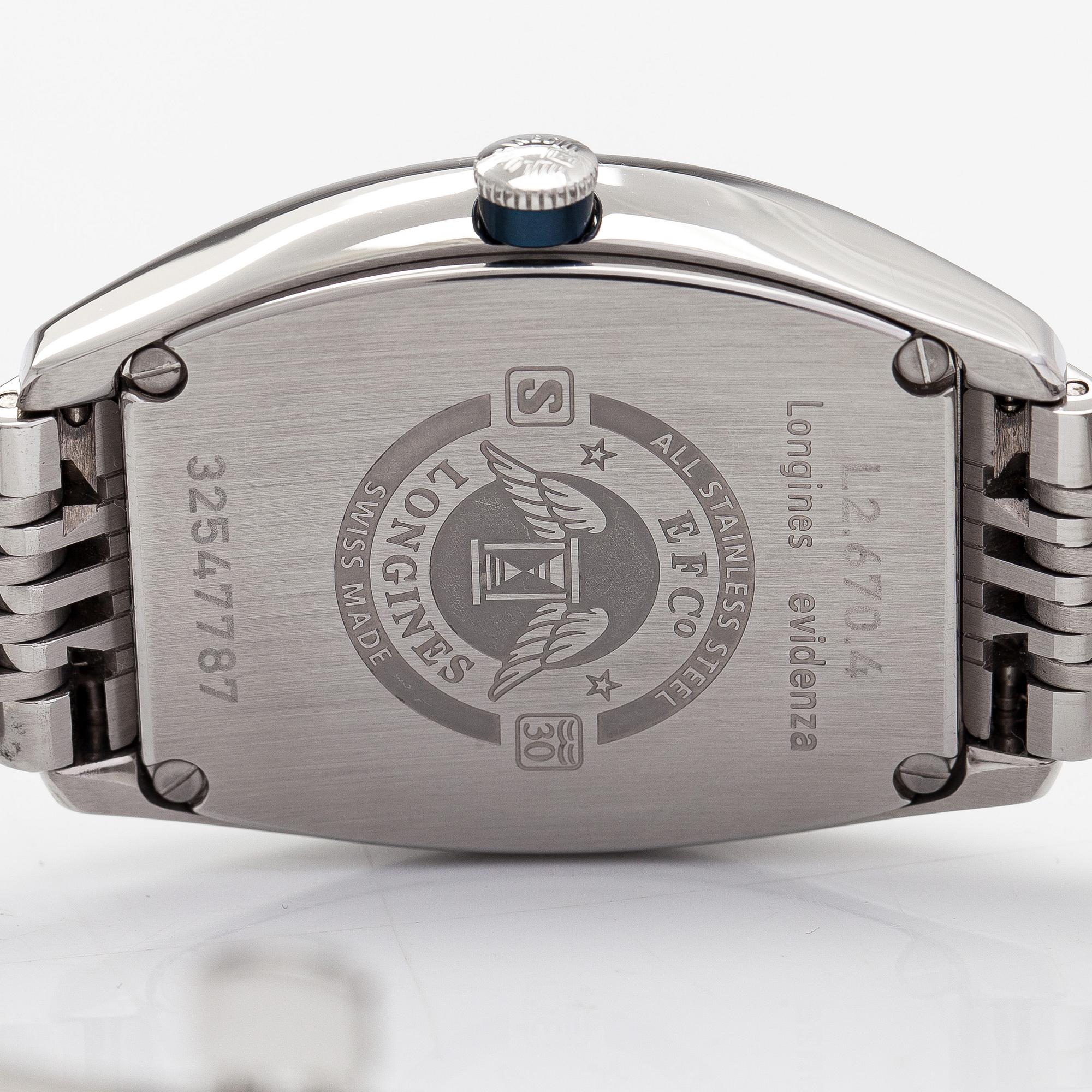 Longines, Evidenza, armbandsur, 33 x 39 mm.