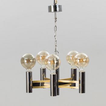 GAETANO SCIOLARI, a 1970's ceiling lamp.