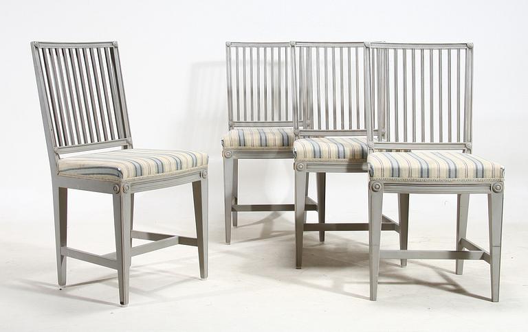 MATSALSGRUPP, 5 delar, gustaviansk stil 1900-tal.