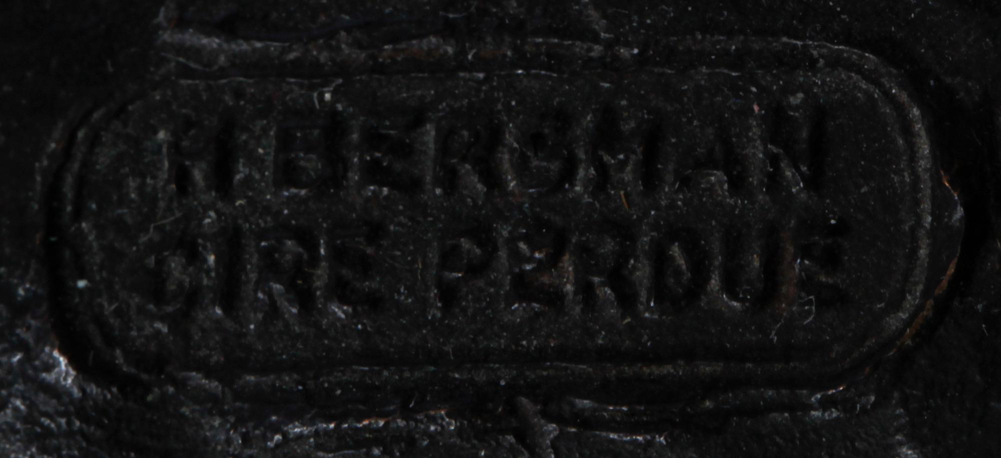 ARVID KNÖPPEL, skuptur, brunpatinerad brons, sign.