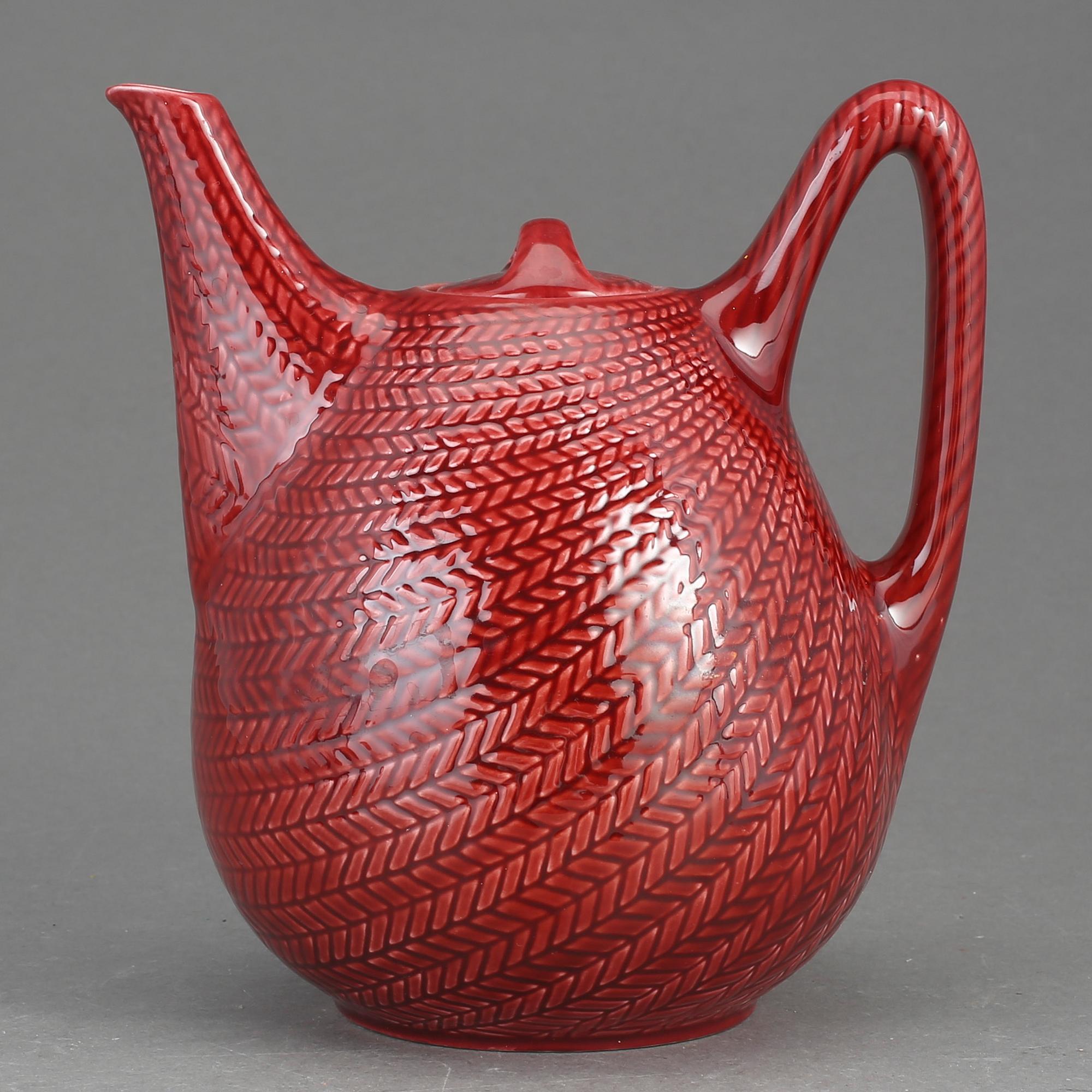 TEKANNA, flintgods, "Blå eld", Hertha Bengtson, Rörstrand.