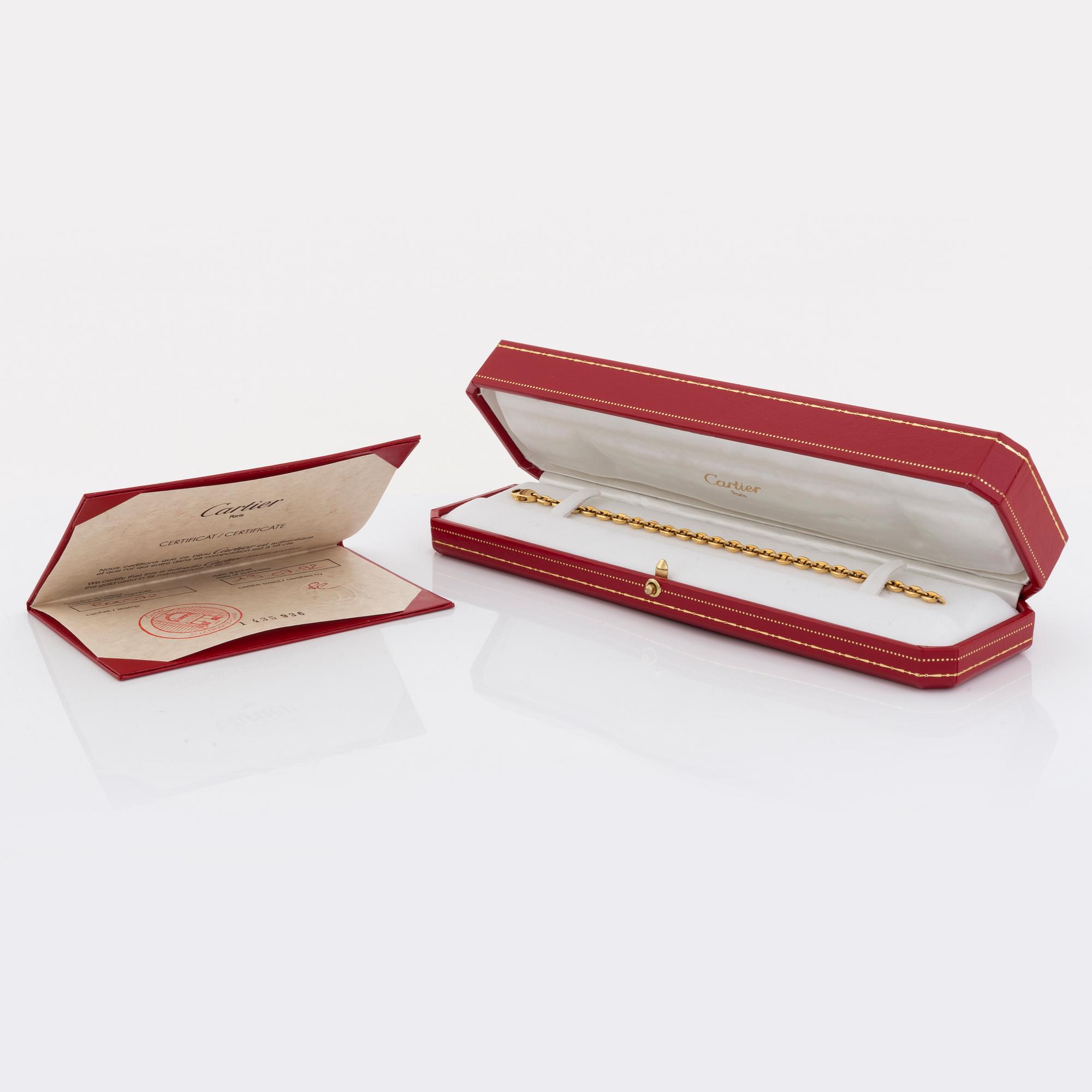 Cartier, 18K gold bracelet.