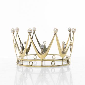 Bride's crown, Stockholm, Sweden, circa 1940.